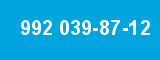 992 039-87-12 992 039-87-12